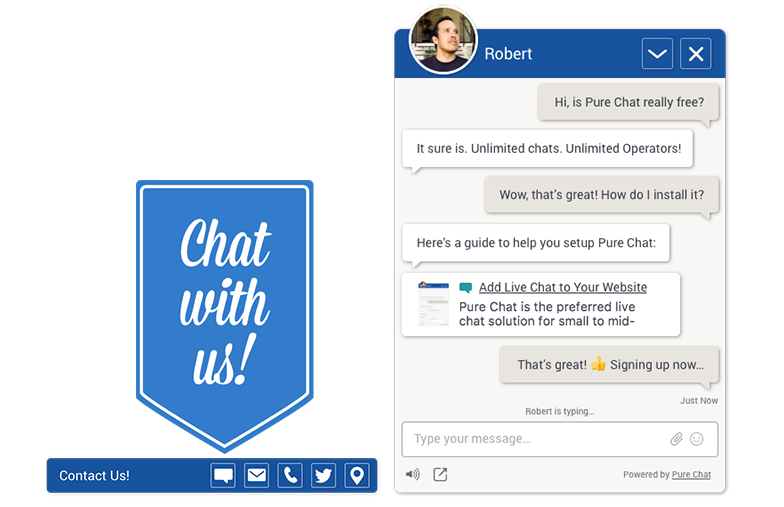 Customize your Pure Chat chat box