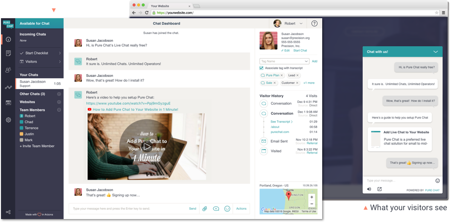 Chat features live Customer Engagement