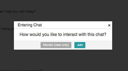 Monitoring and Joining a Chat